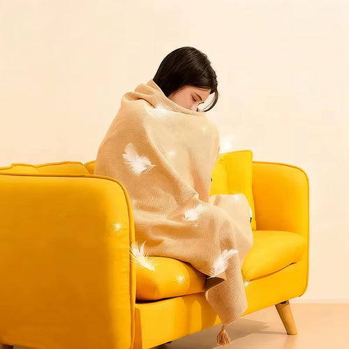 Graphene Electric Heating Blanket, USB Washable Heating Shawl, Portable Heating Blanket for Home, Office & Outdoor Use